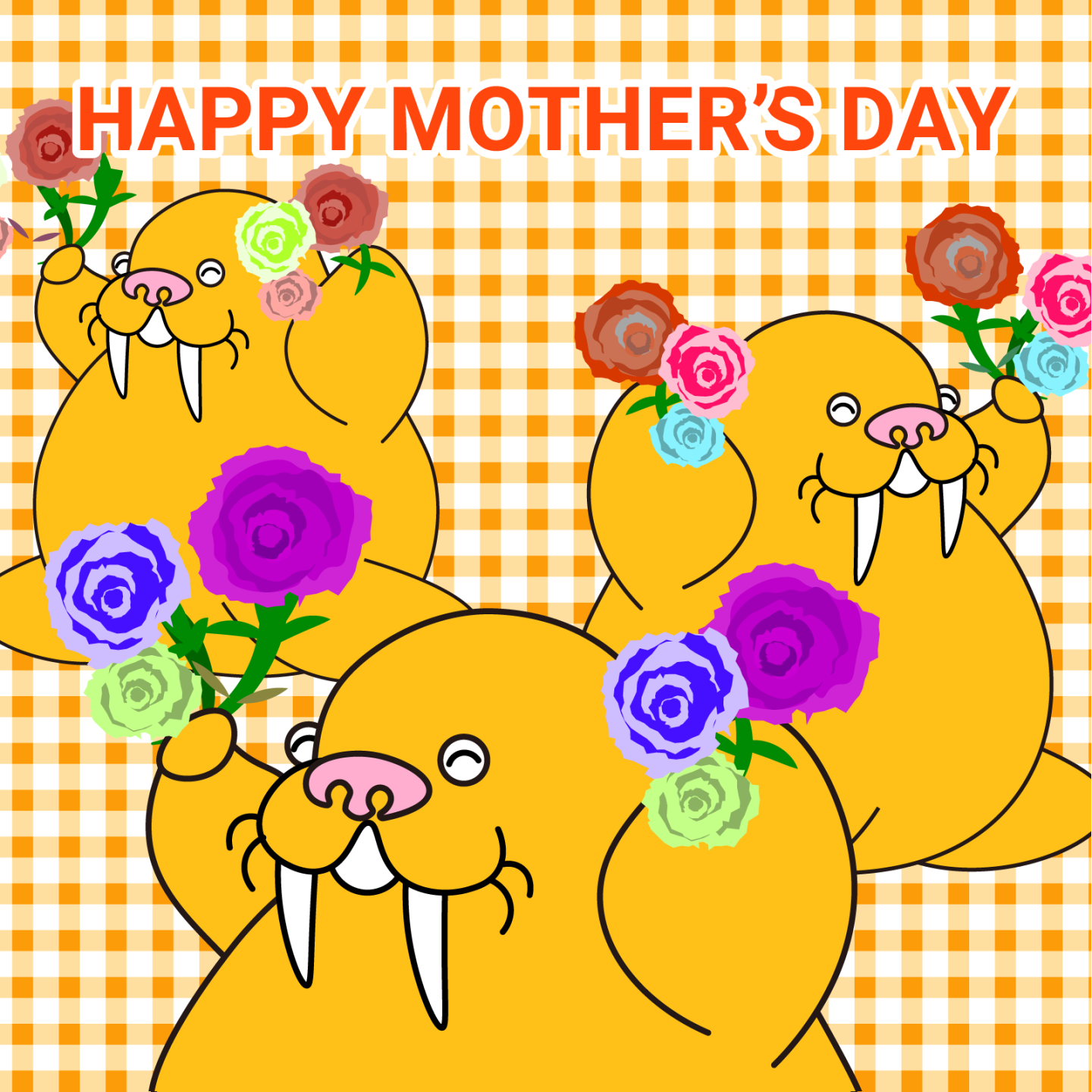 Happy Mother's Day | セイウチ | ぷにつく